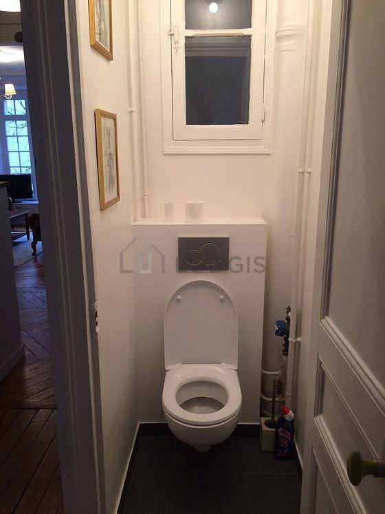 Toilets separated from the bathroom
