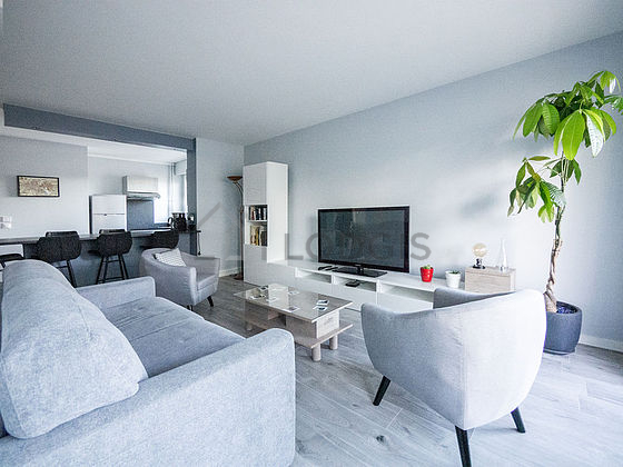 Very bright living room