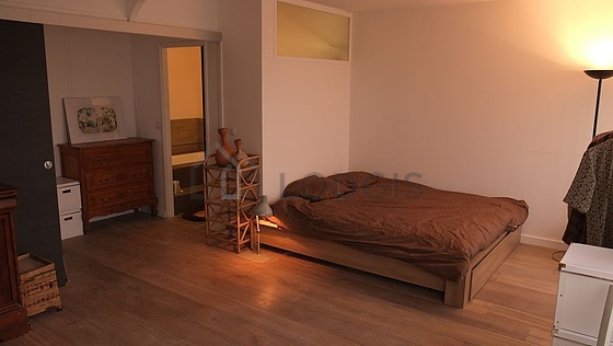 Bedroom with windows