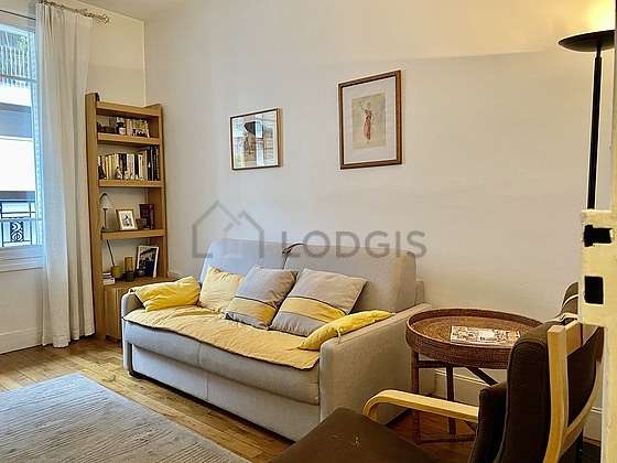 Very quiet living room furnished with 1 sofabed(s) of 160cm, tv, 1 armchair(s)