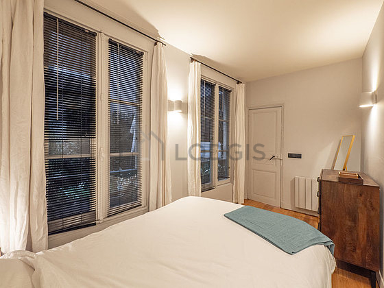 Bedroom facing the courtyard