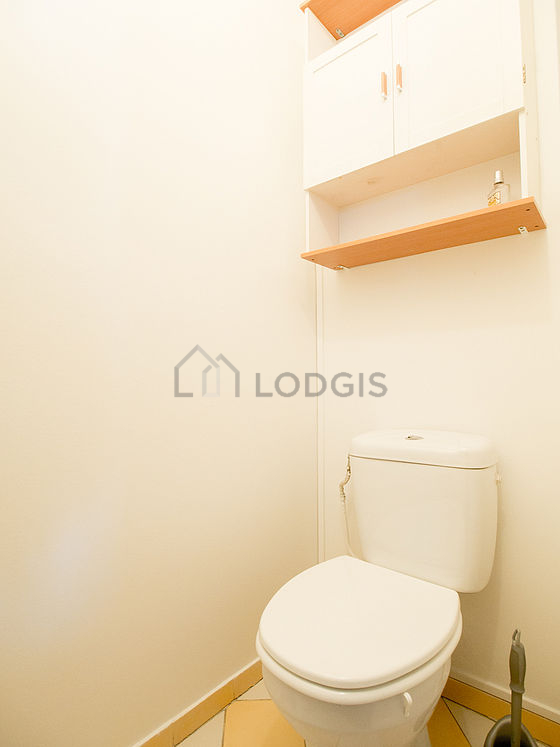 Toilets separated from the bathroom