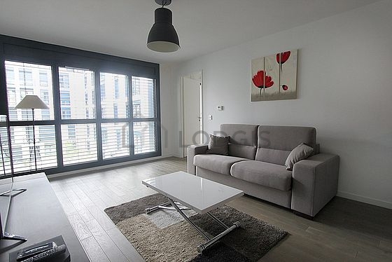 Living room with double-glazed windows