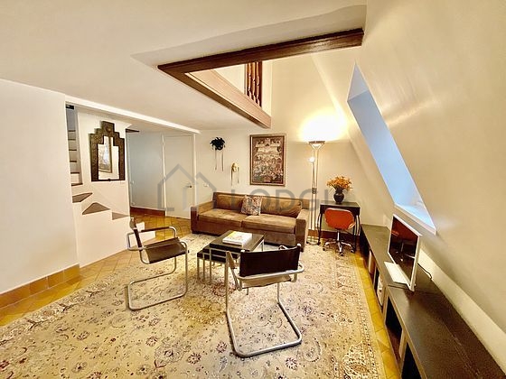 Living room facing the road