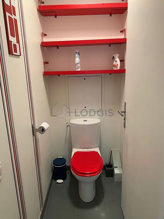 Toilets separated from the bathroom