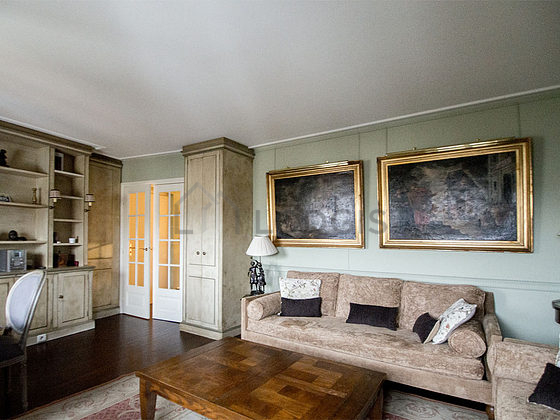 Living room with windows