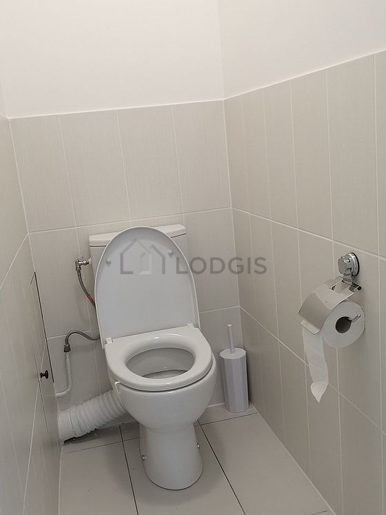 Toilets separated from the bathroom