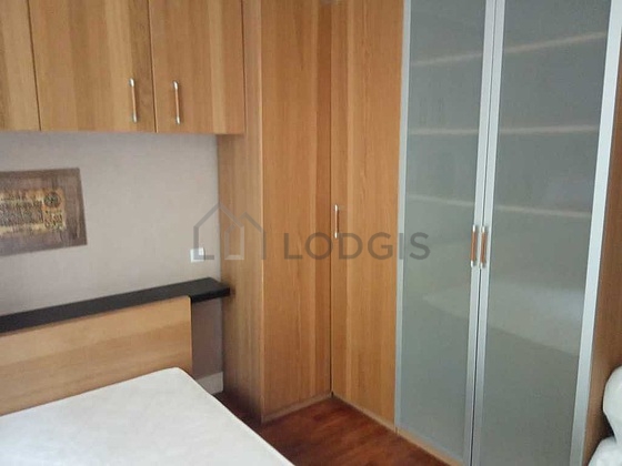 Bedroom with windows