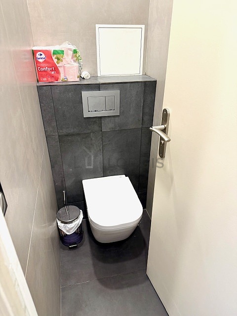 Toilets separated from the bathroom