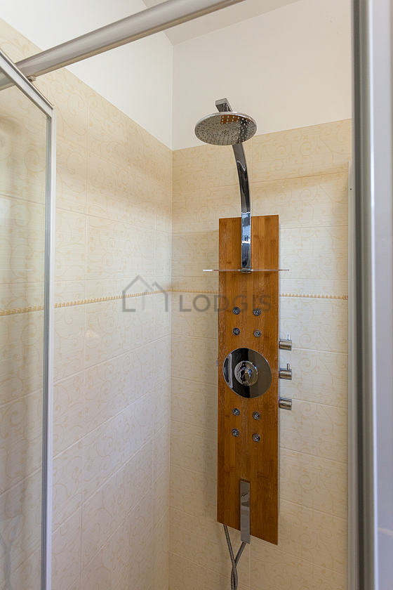 Bathroom with double-glazed windows