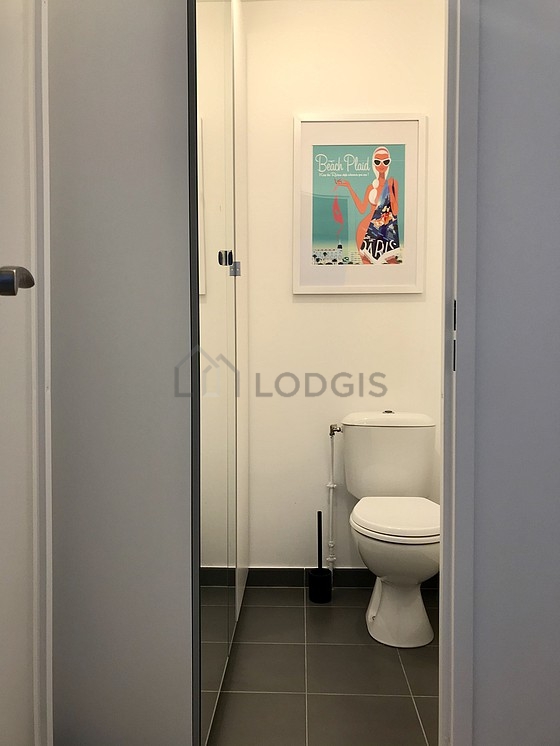 Toilets separated from the bathroom
