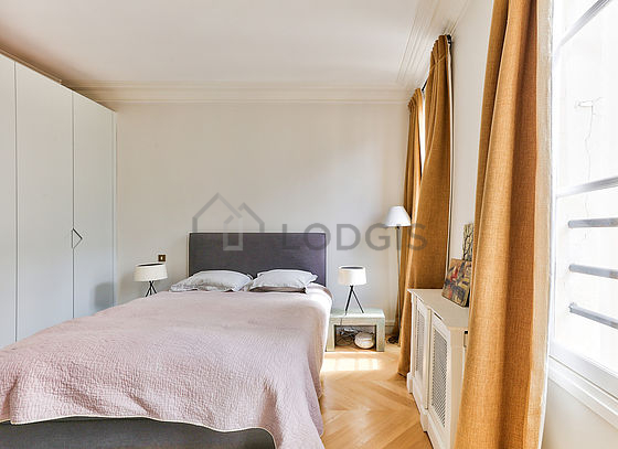 Bedroom with windows