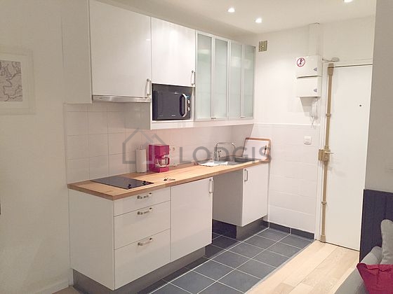 Beautiful kitchen with tile floor