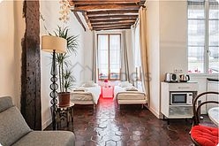 Wohnung Paris 3° - Wohnzimmer