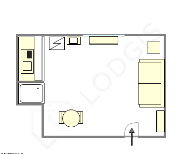 Appartement Paris 17° - Plan interactif