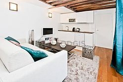 Wohnung Paris 4° - Wohnzimmer