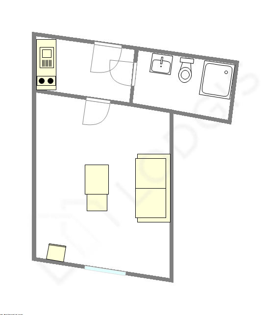Appartamento Parigi 4° - Piantina interattiva