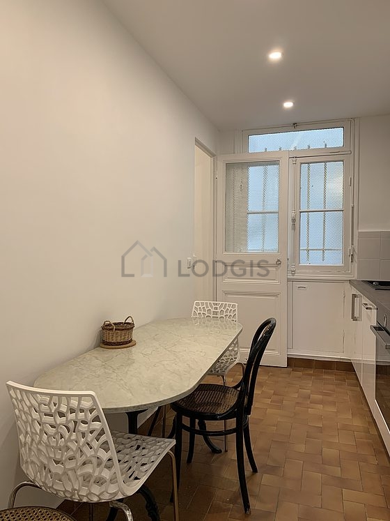 Bright kitchen with windows