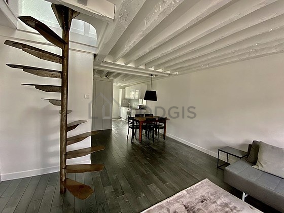 Magnifique séjour calme et très lumineux d'un duplex à Paris