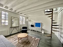 Duplex Paris 9° - Living room