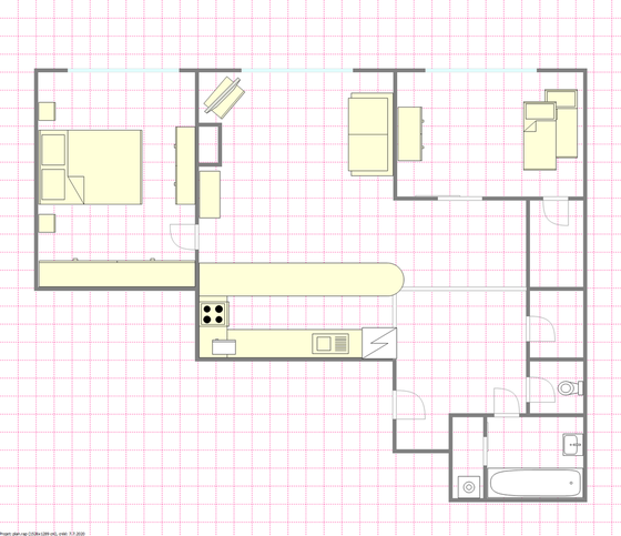 Appartamento Parigi 5° - Piantina interattiva