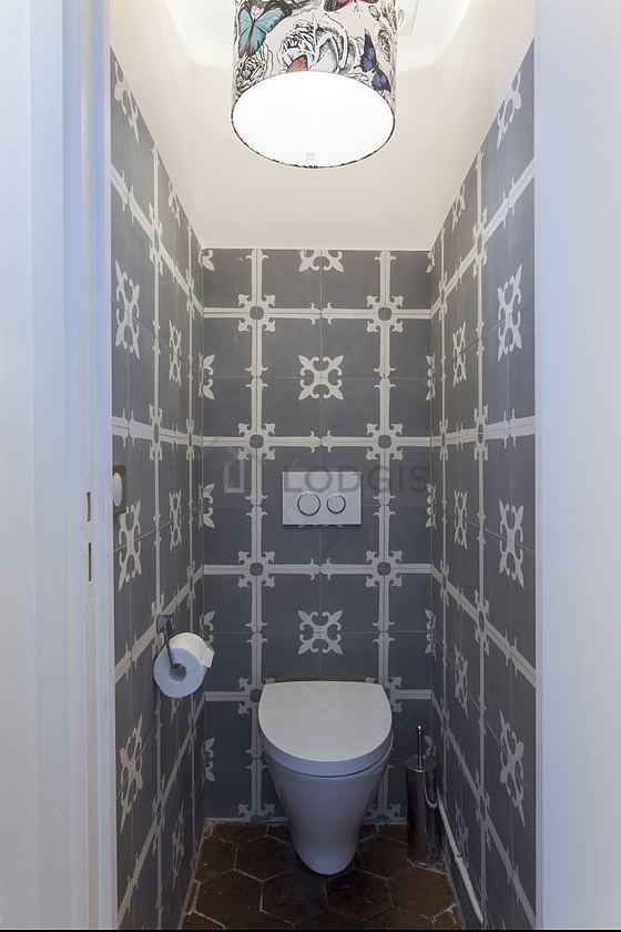 Toilets separated from the bathroom