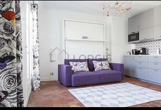 Very quiet living room furnished with 1 sofabed(s) of 180cm, tv, 1 armchair(s), 1 chair(s)