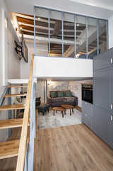 Duplex Paris 5° - Living room