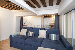 Duplex Paris 5° - Séjour