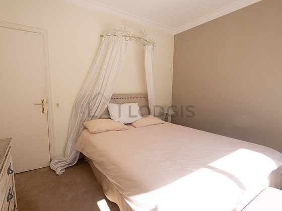 Bedroom with windows