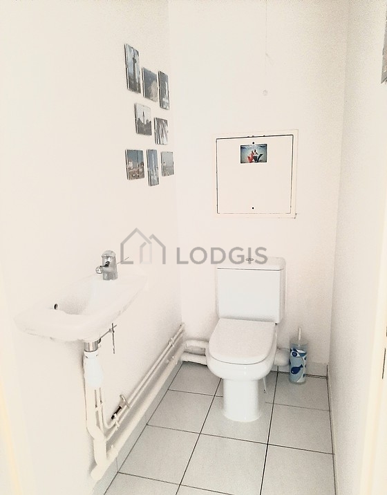 Toilets separated from the bathroom