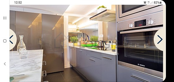 Great kitchen with tile floor