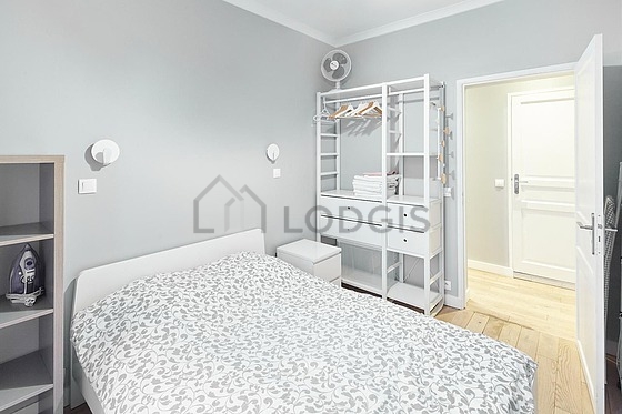 Bedroom with windows