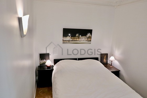 Bedroom with double-glazed windows