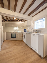 Appartement Paris 3° - Cuisine