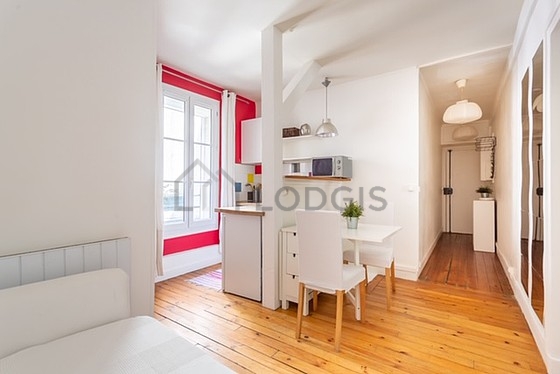 Living room with wooden floor