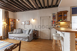 Apartment Paris 4° - Living room