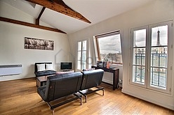 Wohnung Paris 7° - Wohnzimmer