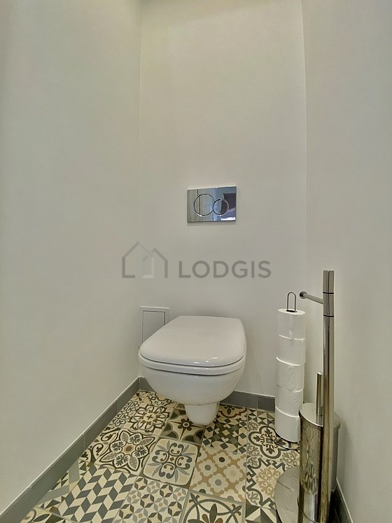Toilets separated from the bathroom