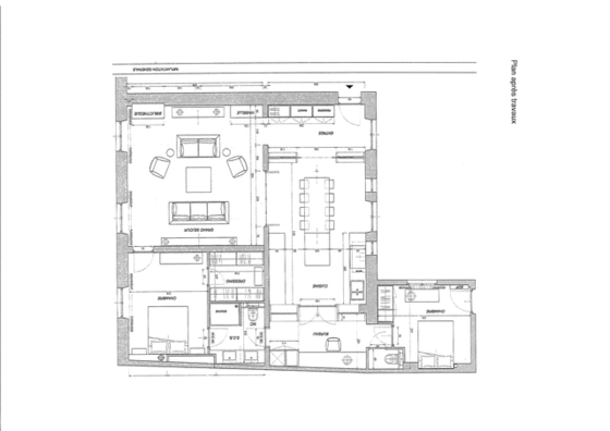 Appartement Paris 3° - Plan interactif