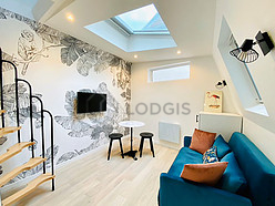 Duplex Paris 12° - Living room