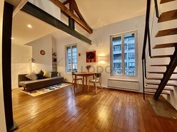 Wohnung Paris 20° - Wohnzimmer