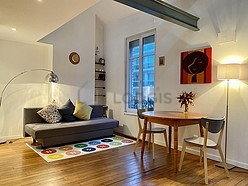 Wohnung Paris 20° - Wohnzimmer