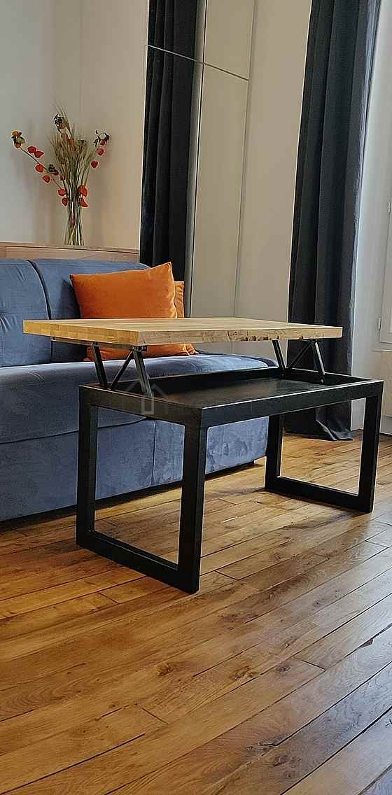 Living room with double-glazed windows