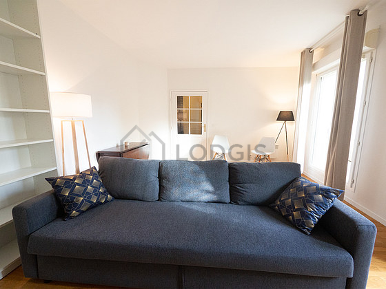 Living room with double-glazed windows