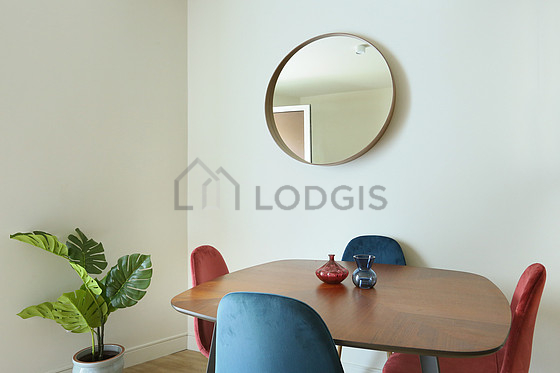 Living room with windows