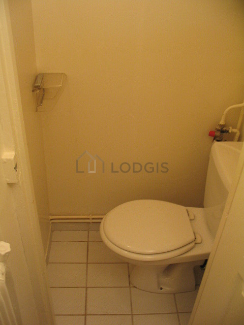 Toilets separated from the bathroom