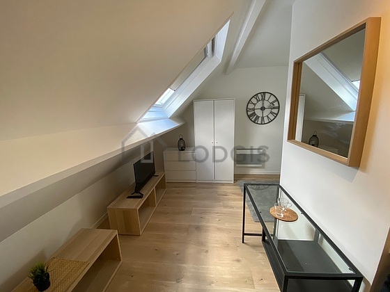 Living room with windows