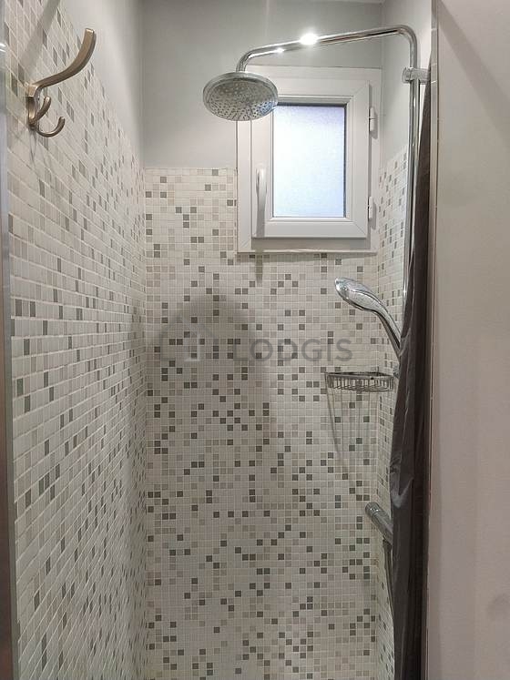 Bathroom equipped with cupboard