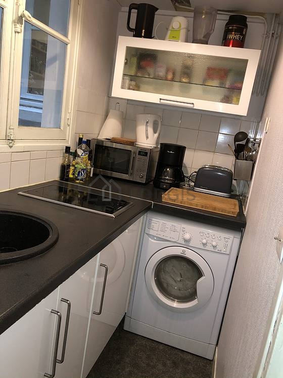 Beautiful kitchen with tile floor